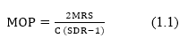 Понятия MRS и SDR, применяемые при подборе труб